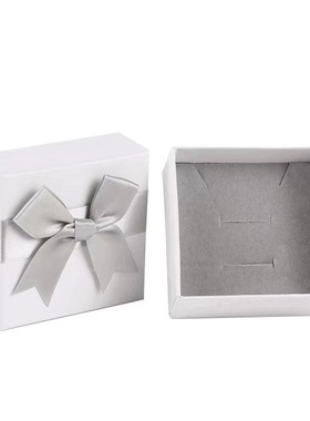 新款蝴蝶结饰品包装盒项链戒指耳