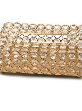 欧式水晶纸巾盒客厅家用创意