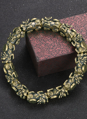 黄铜聚财转运手串5016