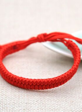 男士戴的红绳手链男女手环手绳
