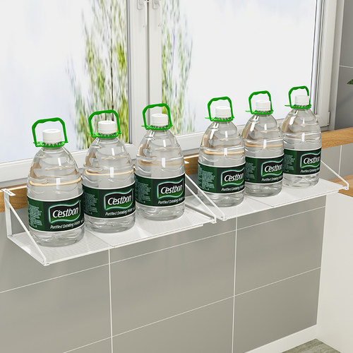 厨房窗户收纳窗台置物架挂篮防盗网阳台护栏免打孔悬挂架窗沿神器 - 图3