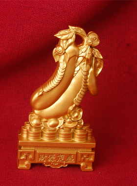 紫气东来沙金摆件 紫气东来财源茂盛开业乔迁送礼首选 聚气纳财！