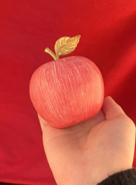 铜苹果手工摆件平安吉祥