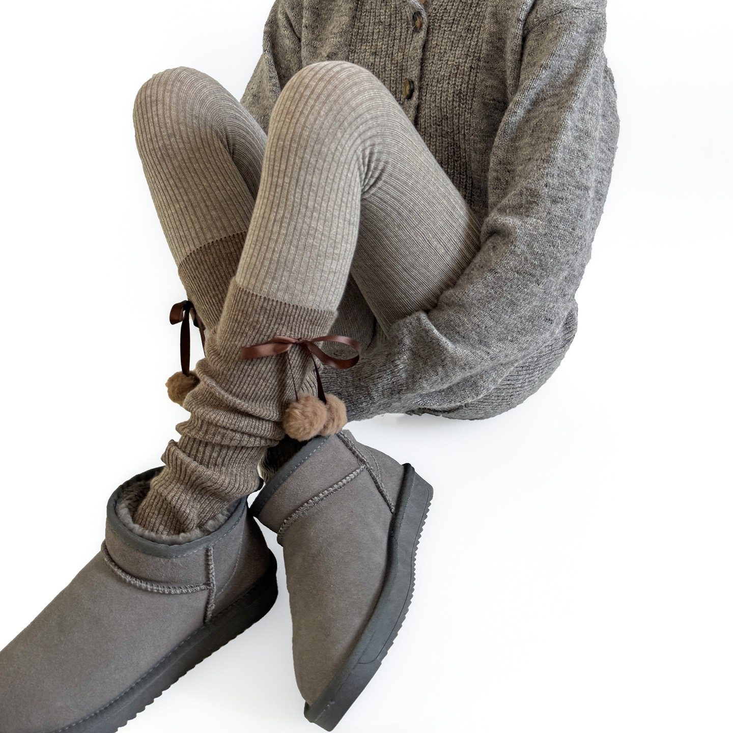 秋冬竖纹保暖加厚羊毛打底裤咖色百搭简约显瘦连裤袜灰色踩脚袜裤,淘宝优惠券,粉丝福利购,淘宝优惠卷