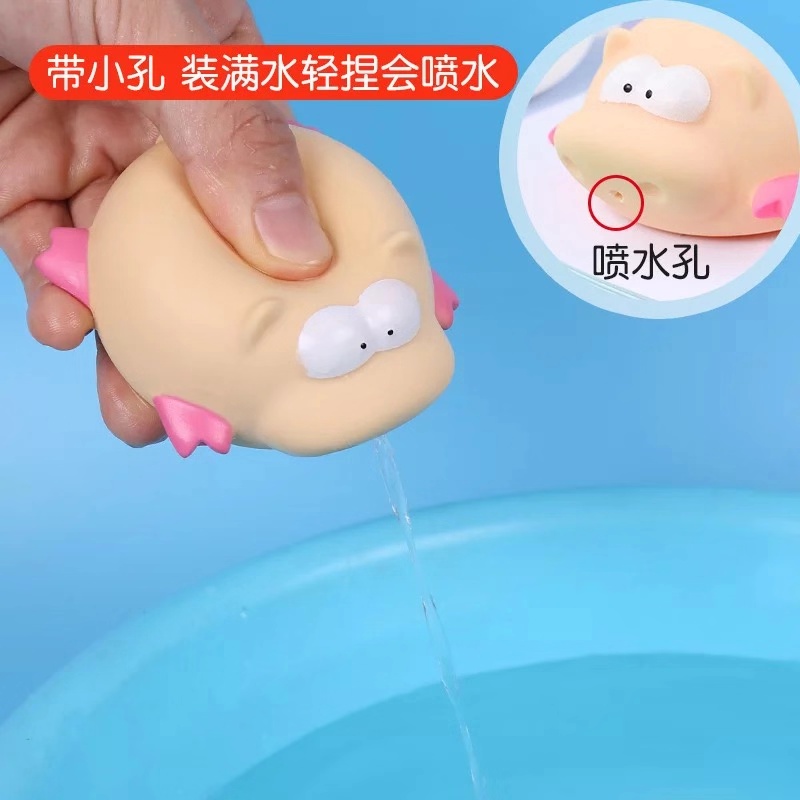 洗澡喷水玩具游泳池戏水玩水玩具儿童宝宝浴室玩具小黄鸭洗澡玩具-图1