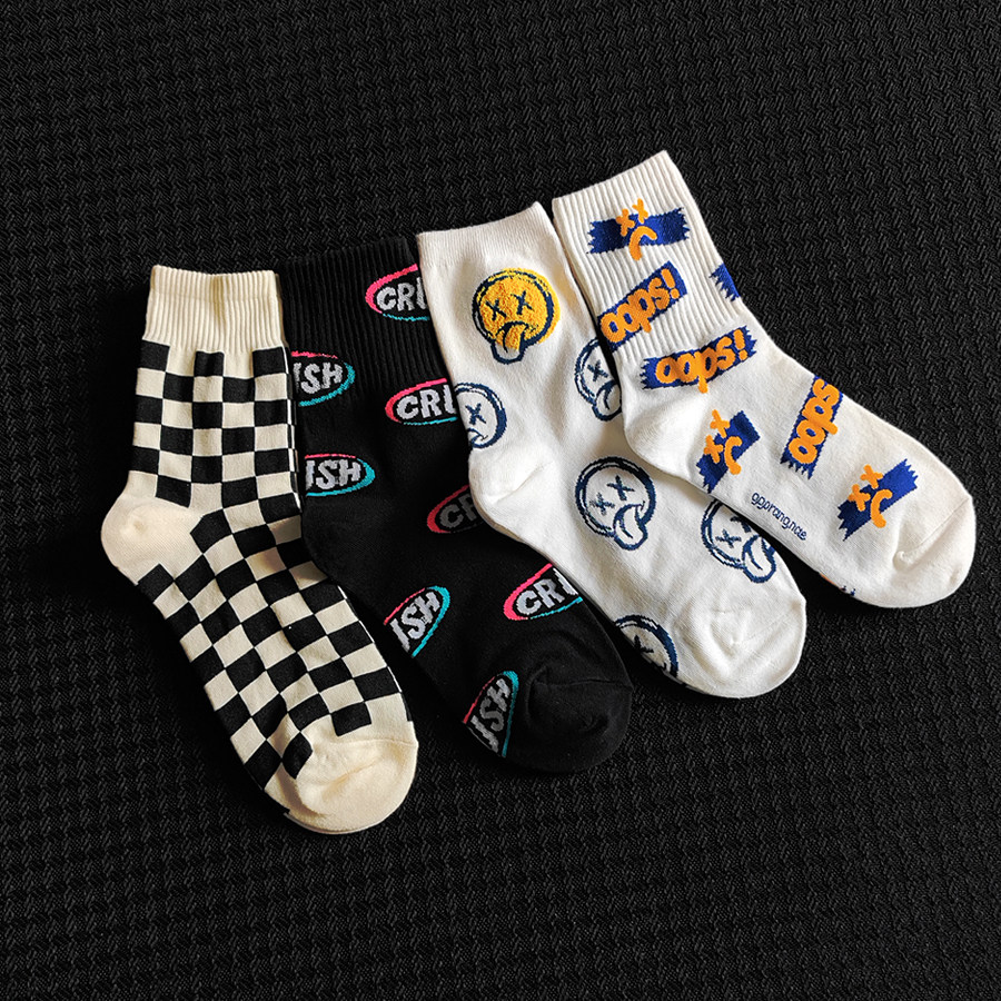 秋冬高筒长筒夏男街头潮牌袜子纯棉小腿短中筒长袜女潮ins袜冬秋,淘宝优惠券,粉丝福利购,淘宝优惠卷