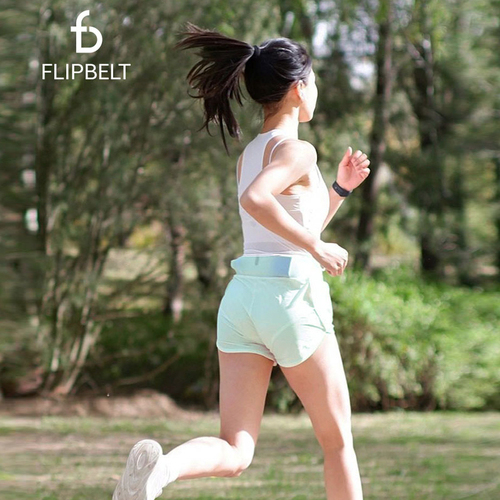 Flipbelt飞比特女士运动腰包短裤跑步健身训练速干舒适跑步裤春夏