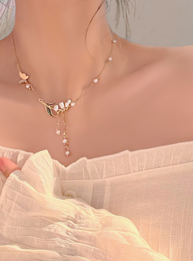 铃兰花项链轻奢高级设计感小众