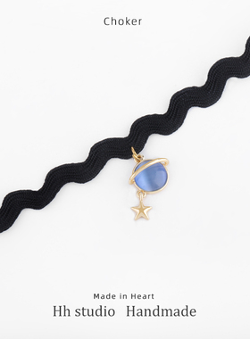 星球CHOKER原创小众设计感锁骨链