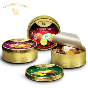 3盒装德国进口女生嘉云糖水果硬糖喜糖批发创意礼盒送礼儿童糖果