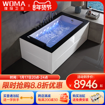  Mah Luxury Villa acrylic Home Double Massage Large Waterfall Feature Custom Bathtub Home Lovers Bath