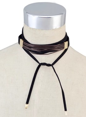 欧洲风格金银时尚项链