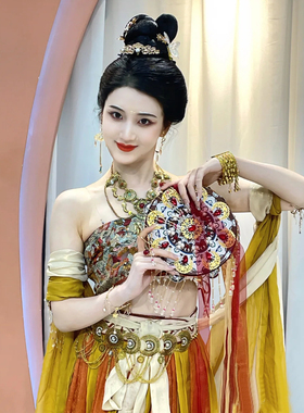 敦煌飞天异域民族风钱币项链