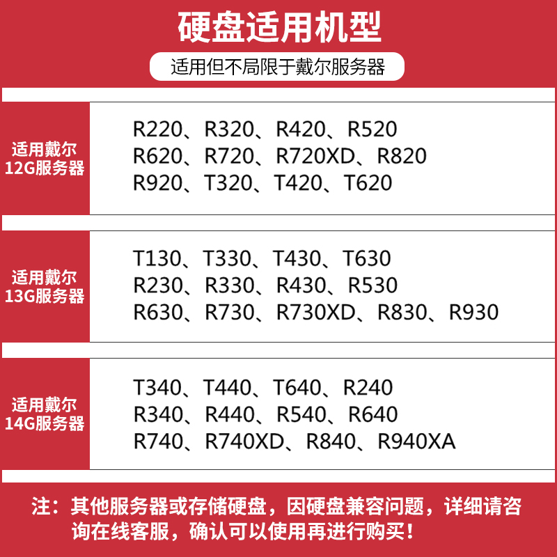 全新DELL/戴尔600GB/600G SAS 3.5 15K企业服务器硬盘ST3600057SS - 图2