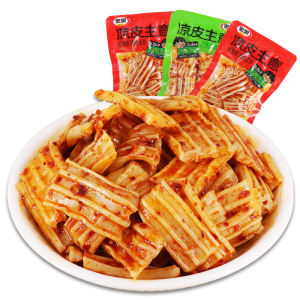 麻辣美食香辣脆爽凉皮辣条500克