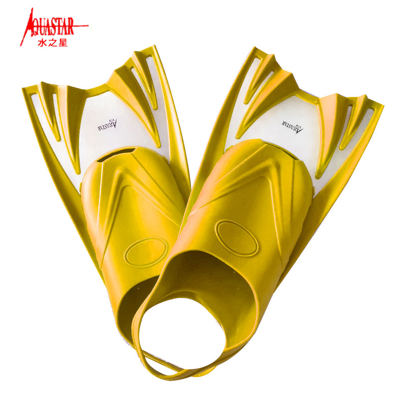 水之星儿童短潜水小浮潜脚蹼 英发旭华运动脚蹼