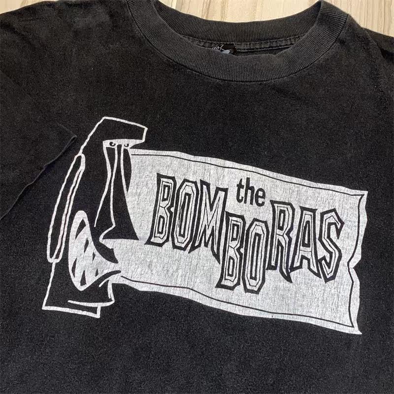 The BOMBORAS字母印花美潮阿美咔叽ins潮流oversize男女情侣T恤,淘宝优惠券,粉丝福利购,淘宝优惠卷