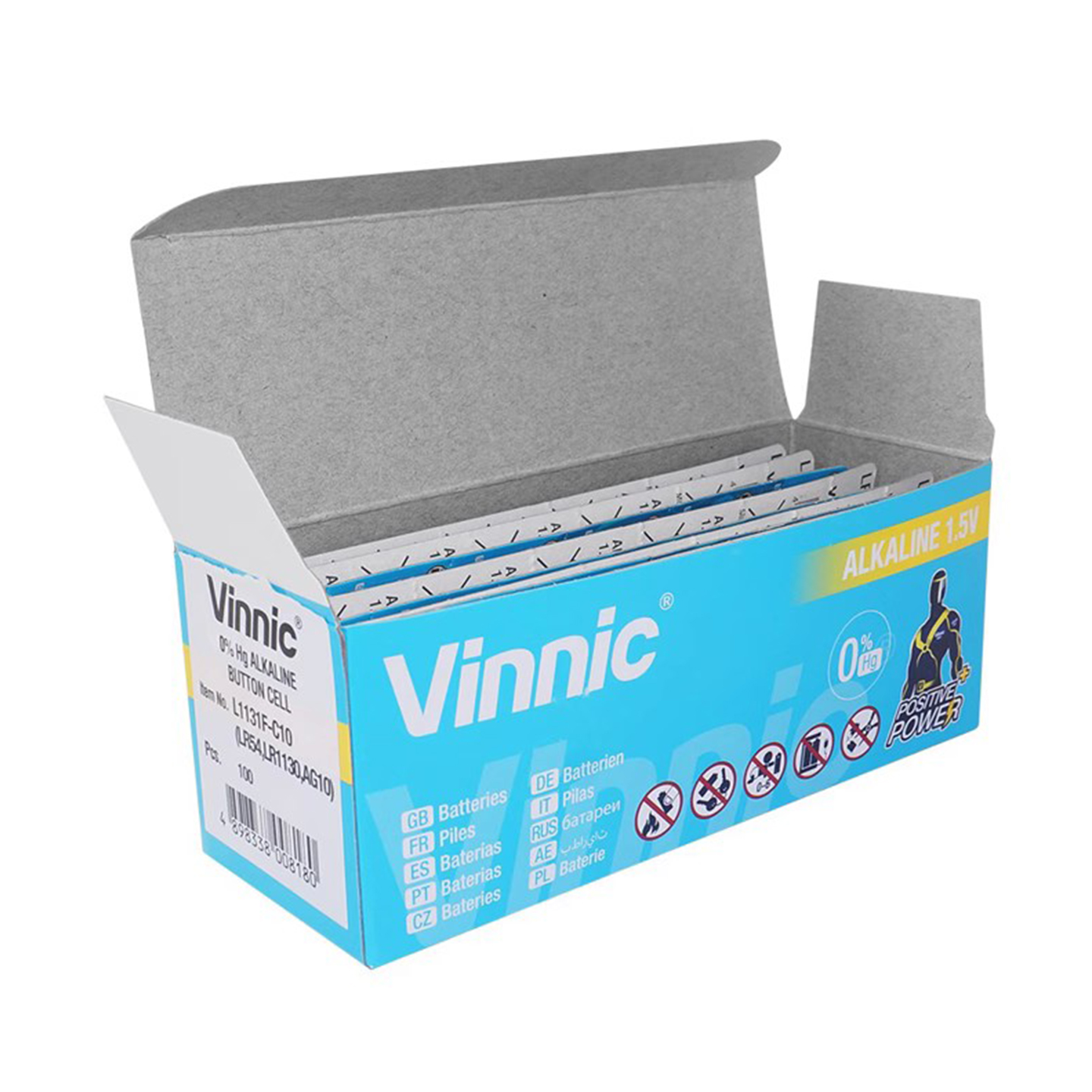 VINNIC松柏LR1130 L1131F  LR54 AG10儿童发声玩具书专用纽扣电池 - 图3