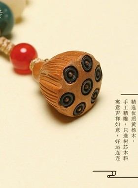 天然菩提手串原创绿菩提子复古上