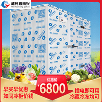 Commercial household integrated removable freezer refrigerated frozen fruit and vegetable meat seafood cold storage