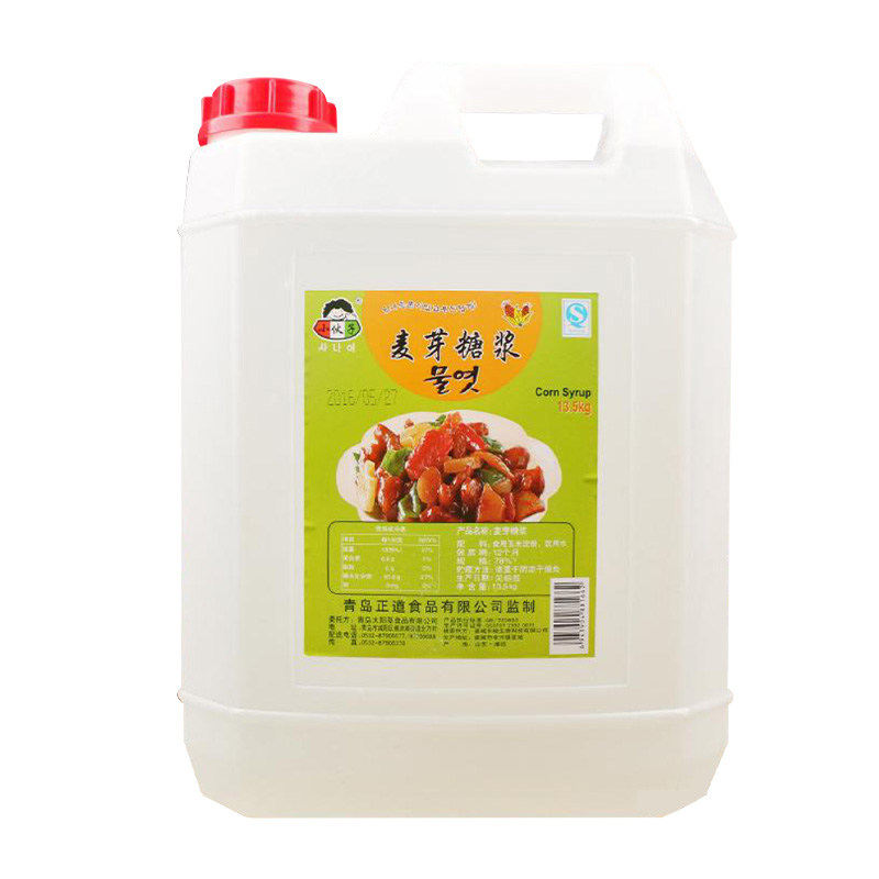 小伙子麦芽玉米糖浆13.5kg糖稀水饴果糖牛轧糖烘焙原料●1桶包邮 - 图3