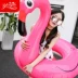 Vòng bơi hồng hạc dành cho người lớn dày bơm hơi nước Dễ thương Kỳ lân màu đỏ tình yêu tăng nữ - Cao su nổi phao Cao su nổi