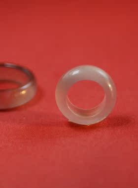 手链配件跑环戒指指环尾戒饰品diy冰种玛瑙荔枝冻