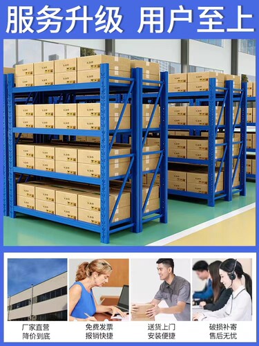 新疆乌鲁木齐地下室仓储货架置物架展示架多功能仓库家用拆装包邮 - 图2