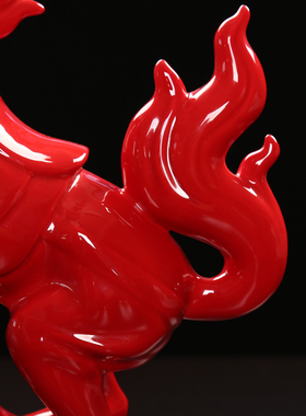 陶瓷马摆件风水家居装饰品