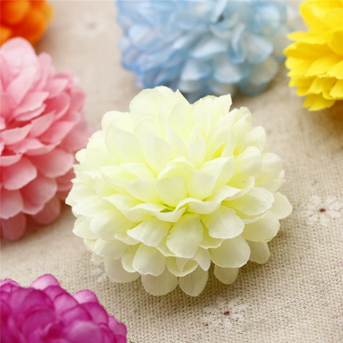 Симуляция тысячелетия мяч хризантемы шелк головы цветочни