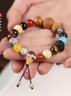 禅意古风原创菩提盘玩玉石手串文玩手捻绕指柔手持