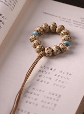 创意禅意系列解压小手捻绕指柔星月菩提根文艺手串古风文玩小手串