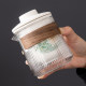 Glass portable quick cup mutton fat jade porcelain travel tea set carry-on bag set outdoor Kung Fu tea cup teapot