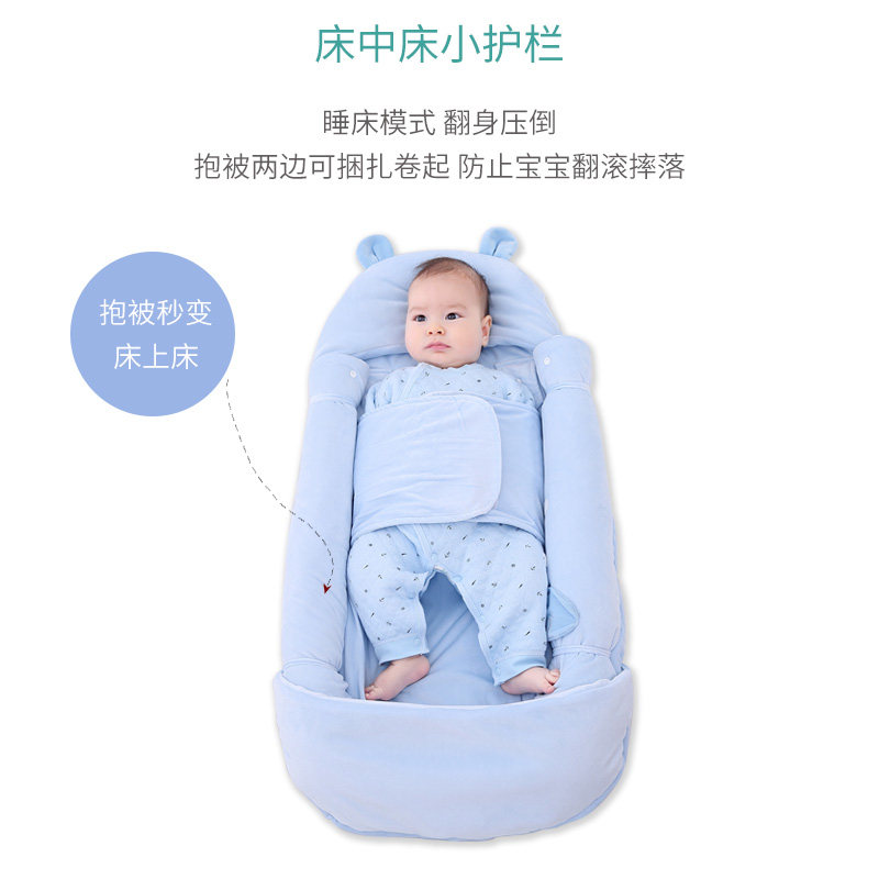 秋冬季加厚款防惊跳新生儿包品抱被 宜爽儿宝康婴童抱被/抱毯