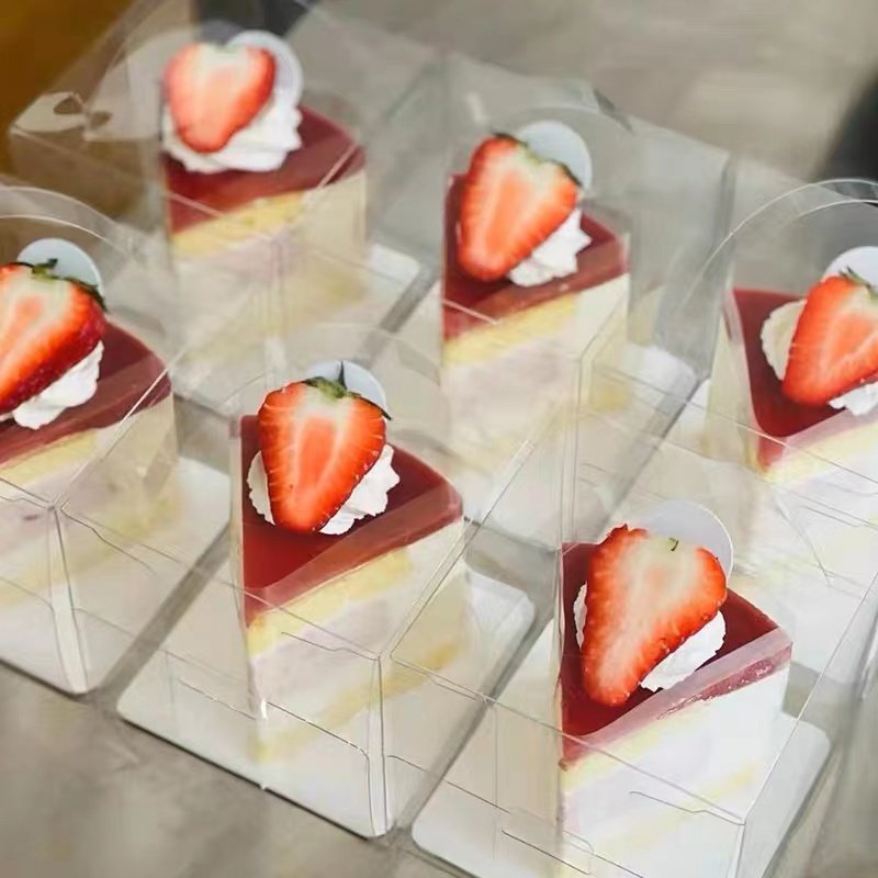 透明千层蛋糕甜品包装盒慕斯手提白色切块2468寸切件小西点打包盒,淘宝优惠券,粉丝福利购,淘宝优惠卷