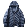Winter hooded outdoor sports light rib down jacket