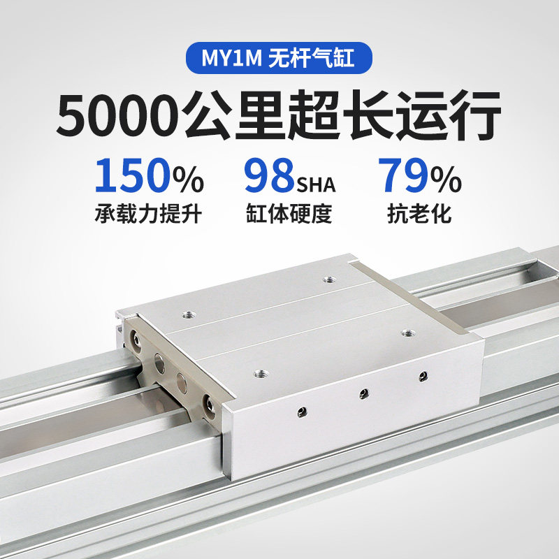 SMC型机械式无杆气缸MY1M25G/20/16/32/40/50/63X200L-300H*100A,淘宝优惠券,粉丝福利购,淘宝优惠卷