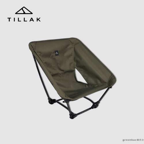Tillak轻量化月亮椅户外露营篝火椅阻燃战术地板椅四方沙滩折叠椅 - 图0