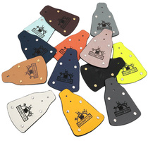 Small cloth stopper clay leather handmade with cross veins genuine leather mud flaps apply pline cline