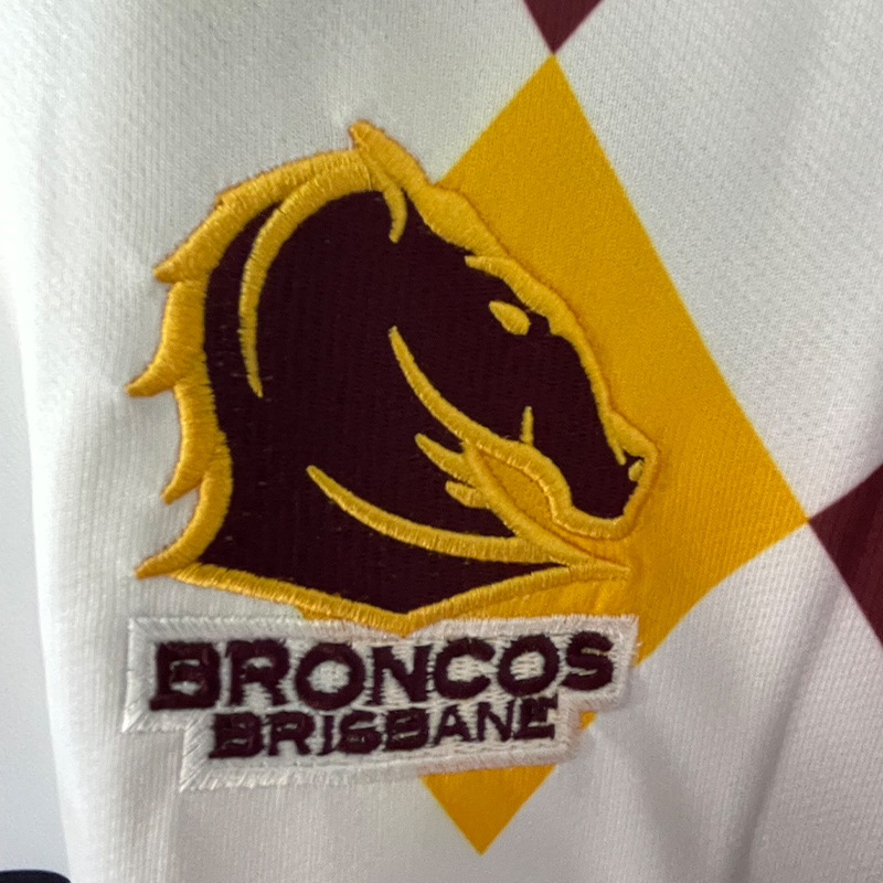 Rugby英式橄榄球衣2024年野马纪念版球服男 Broncos Rugby Jersey - 图2