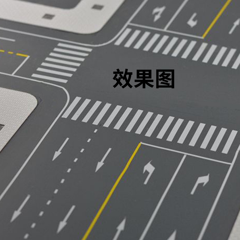 建筑沙盘模型材料PVC防水背胶道路贴纸马路路面贴纸纯色贴纸 - 图0