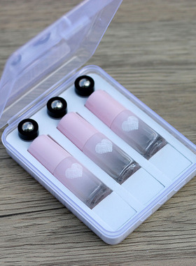 【3支装】5ml10ml精油分装滚珠瓶玻璃空瓶原装钢滚珠香水分装小瓶