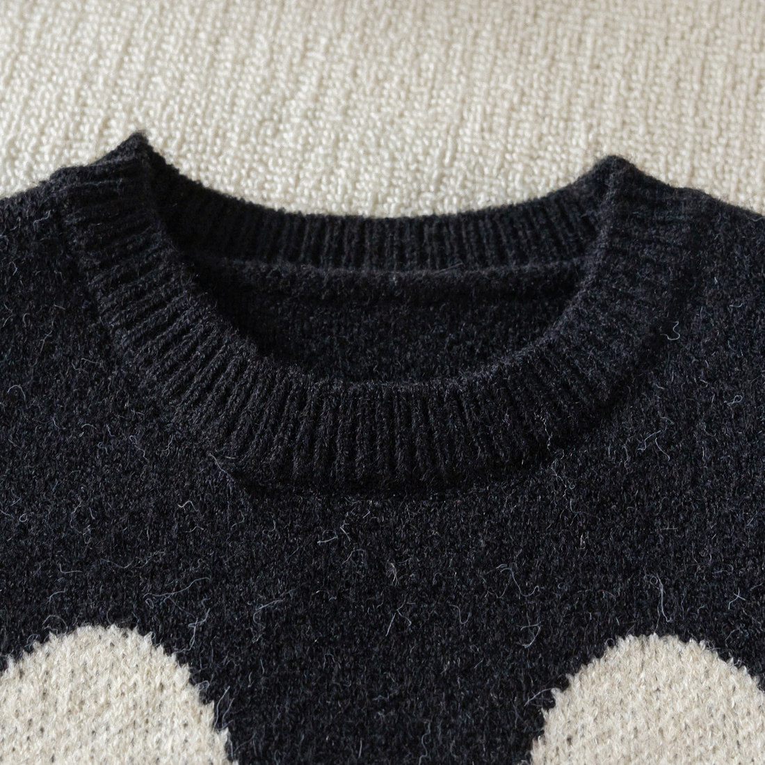 儿童可爱毛衣针织马甲女宝秋季韩版百搭圆领无袖外穿坎肩男宝背心 - 图0