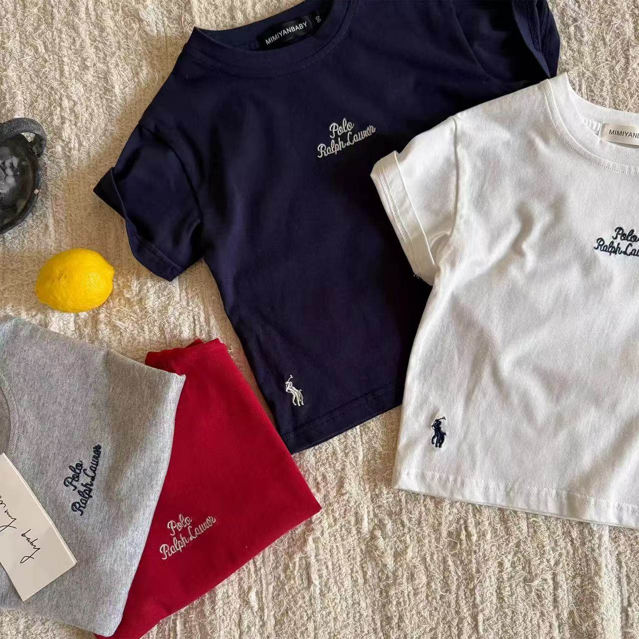 儿童字母T恤短袖男2025夏季新款小童装纯色半袖T潮宝宝上衣女薄款,淘宝优惠券,粉丝福利购,淘宝优惠卷