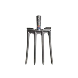 Стальная вилка -Четырехтух -зубчатые вилочные сельскохозяйственные инструменты, копающие артефакт копания земли, чтобы копать луковой имбирь, крупный железный вил -вил -вил -вил, ферма мусора, ферма, ферма,