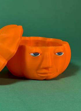 迷宫饭南瓜碗垃圾桶收纳盒创意恶搞桌搭桌面摆件装饰送朋友闺蜜礼