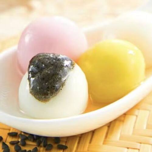 【干冰发货】思念小小汤圆300g草莓花生黑芝麻三合一水果味小圆子 - 图0