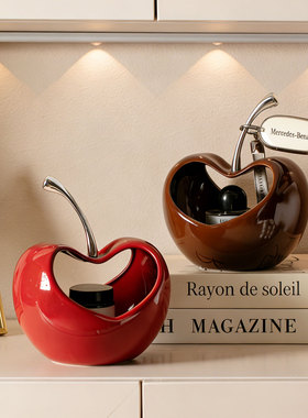 轻奢陶瓷苹果造型收纳果盘送闺蜜