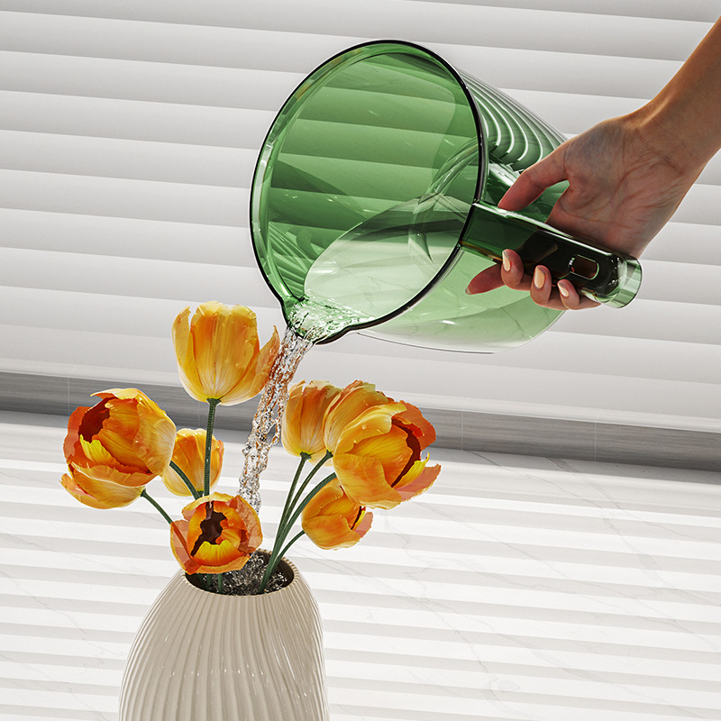 轻奢透明水瓢家用厨房摔不破水勺加深加厚长柄塑料大号创意水舀子,淘宝优惠券,粉丝福利购,淘宝优惠卷