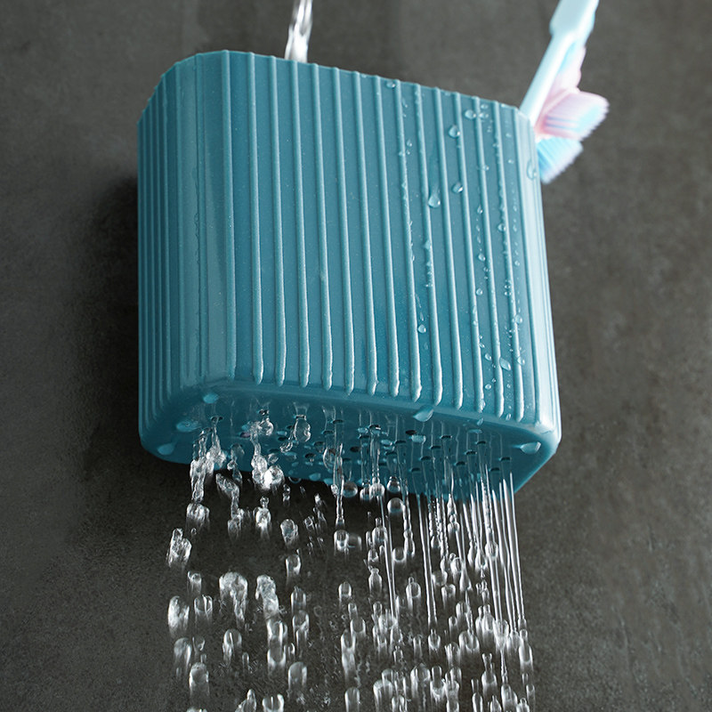 卫生间壁挂式置物架浴室角架收纳筐洗手间免打孔挂墙收纳牙刷盒桶,淘宝优惠券,粉丝福利购,淘宝优惠卷